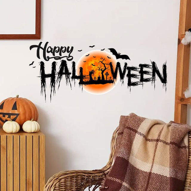 BRUP Halloween Wandaufkleber aus Vinyl für deine Heimdekoration - Bild 1