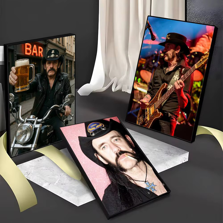 Singer L-lemmy Kilmister Wandkunst selbstklebender Poster für deine Heimdekoration - Bild 6
