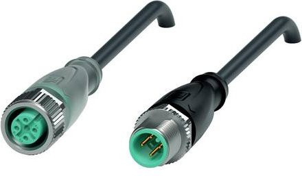 Pepperl+Fuchs Sensor-Aktor-Steckverbinder 240779-100001, konfektioniert, 4 Polzahl, Schwarz, Länge: 1 m - Bild 1