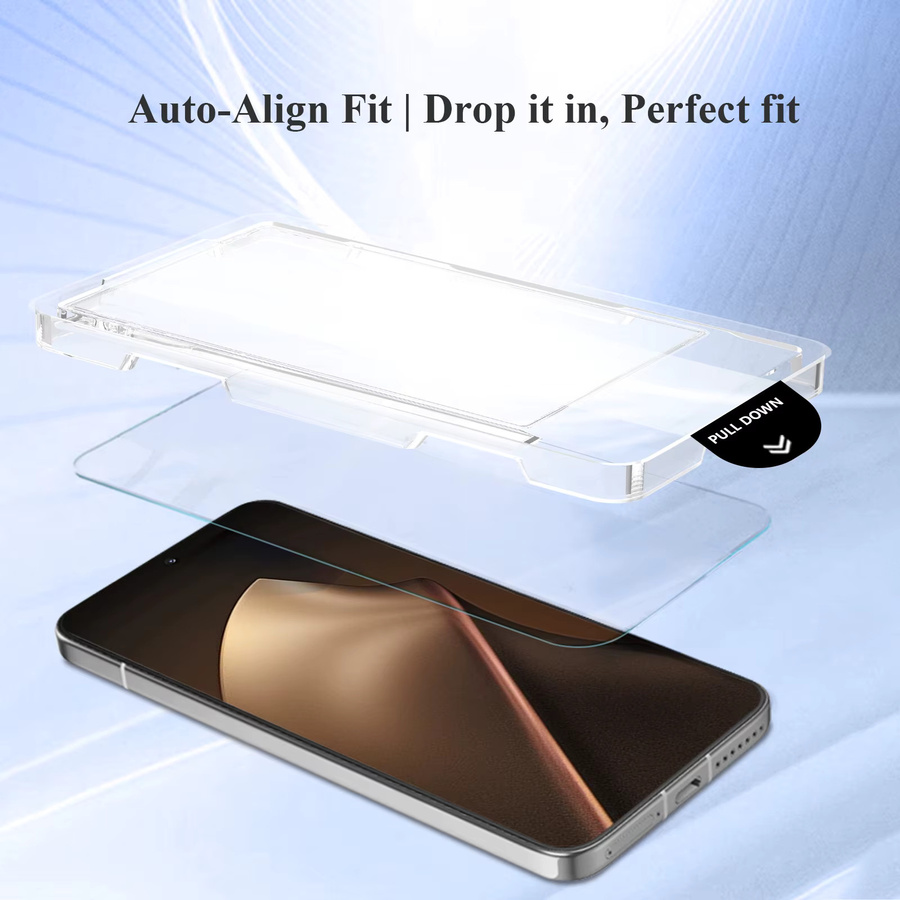 Lereach Gehärtetes Glas Schutzfolie für Xiaomi 17T Pro, 17 T, 15T Pro und Mi 14T Pro mit Staubfreiem Ausrichtungssystem und Auto-Saugung, 0,3mm, Transparent - Bild 2