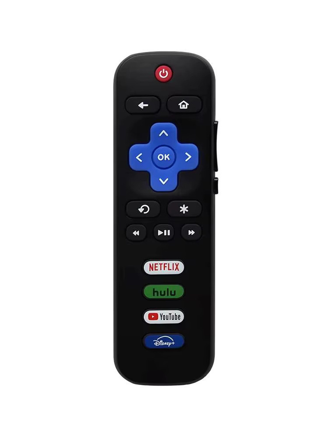 Fomscvka ABS-Fernbedienung RC280A in Schwarz, kompatibel mit TCL, Hisense, Onn und Insignia Roku TVs (nicht für Stick oder Box geeignet) - Bild 6