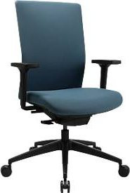 Topstar Bürostuhl Sitness AirWork G in Petrol Blau mit Synchronmechanik, 3D-Flachsitz, Sandwich-Polsterung und höhenverstellbarer Lordosenstütze, AGR-zertifiziert - Bild 1