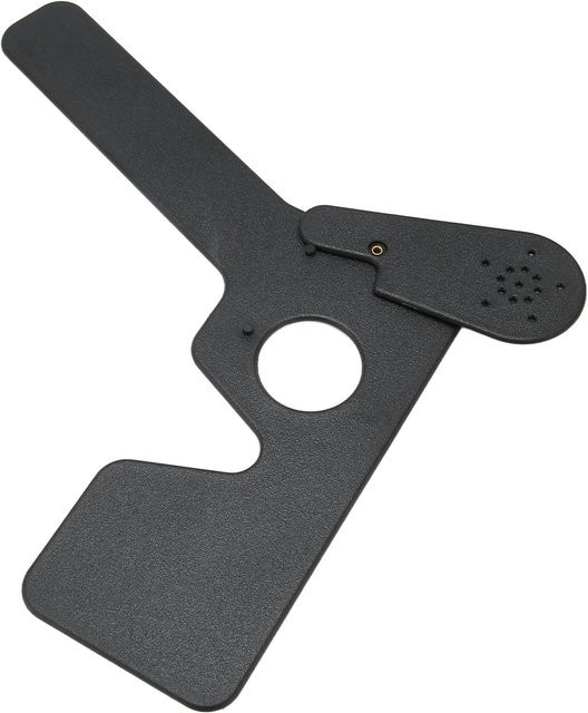 Ophthalmischer Augenverschluss, 14 Löcher, Black - Bild 1