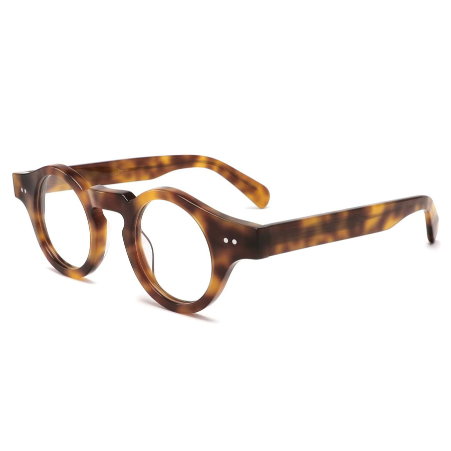BETSION Lesebrille, Rund, Acetat, Vollrand, Unisex - Bild 3