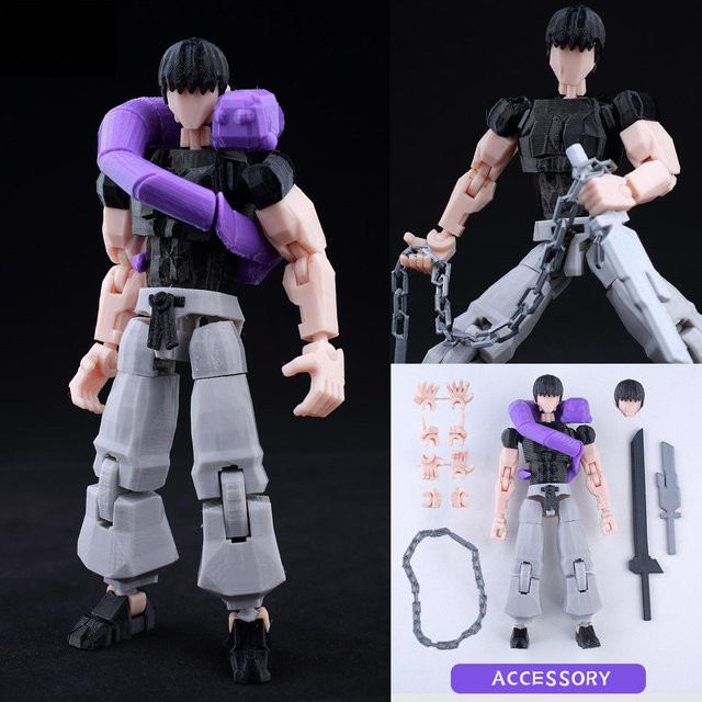 Fashnics Jujutsu Kaisen Toji Fushiguro Dummy 13 Actionfigur, mehrgelenkig, ab 14 Jahren - Bild 1