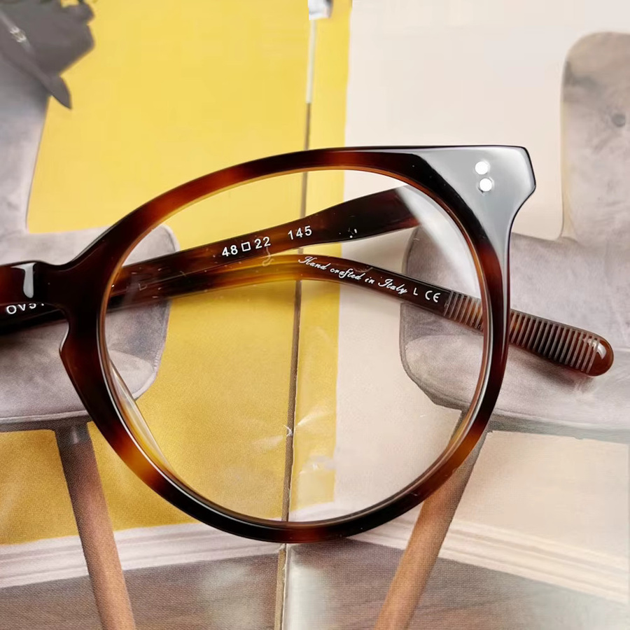 America Brand Design OV5183 Korrektionsbrille, oval, Acetat, Unisex, braun - Bild 5