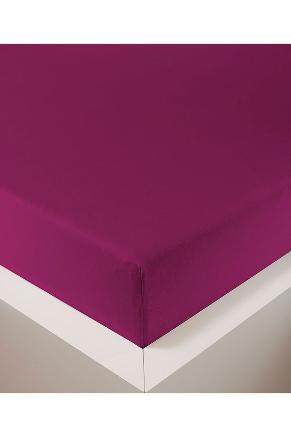 Royal Jersey Spannbetttuch von Prinz in Pink und Purple aus Baumwolle und Lyocell mit Oeko-Tex Standard 100 - Bild 1