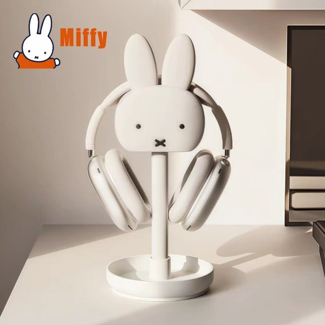 Miffy Kopfhörerständer in Blau und Weiß für Over-Ear-Kopfhörer - Bild 1
