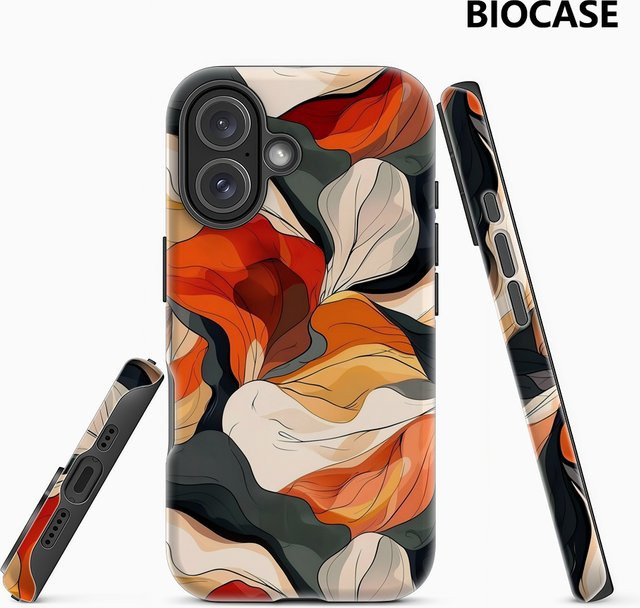 Autumn Flow Handyhülle für iPhone 17 16 15 14 13 12 Pro Max Plus mit doppelschichtiger Rückseite in Multicolour - Bild 1
