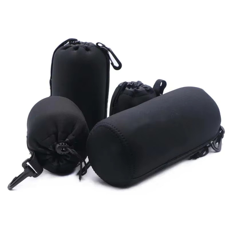 Wasserdichte Kamera Objektiv Tasche aus Neopren in Schwarz - Bild 1