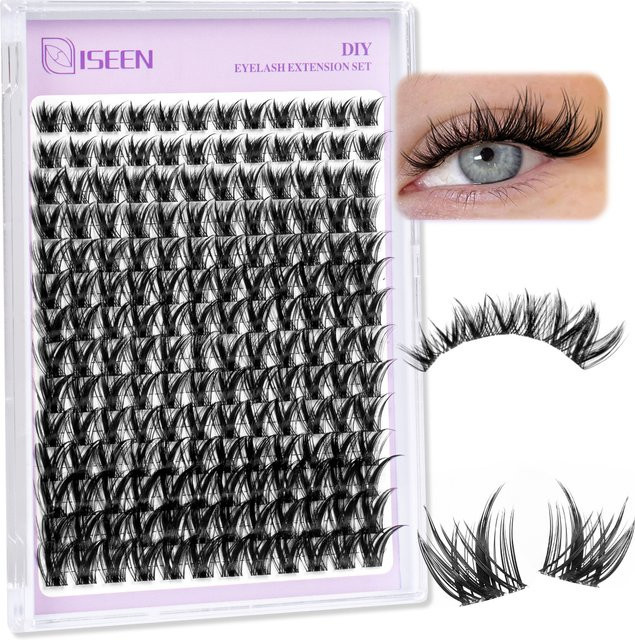 ISEEN Wimperncluster-Set Wispy Lashes, Unisex - Bild 1