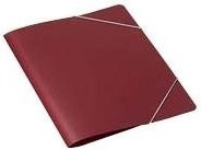 Elba Spanfolder A4 aus Kunststoff in Bordeaux Rot mit Gummiband - Bild 1