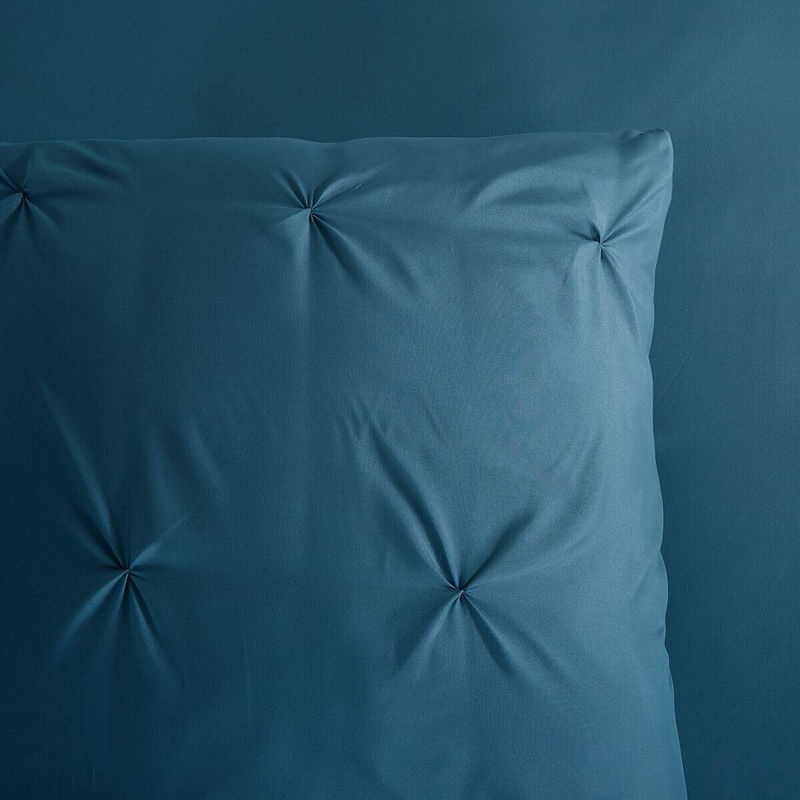 Microfaser Bettwäsche Elegance Pure Petrol aus Polyester mit Bettbezug und Kissenbezug, B/L: 135 x 200 cm und 80 x 80 cm - Bild 2