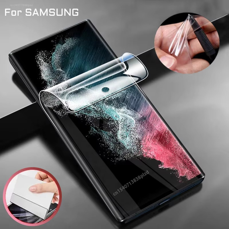8er Pack Hydrogel Displayschutzfolien für Samsung Galaxy S25 S24 S23 S22 S21 S20 Ultra sowie A35 A54 A36 A15 A26 5G in Transparent - Bild 4