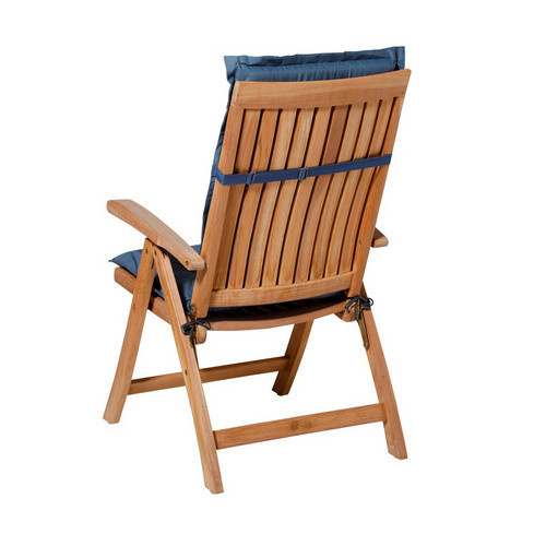 Madison Auflage Basic 4er-Set in Blau, rechteckig, UV-beständig und atmungsaktiv - Bild 2