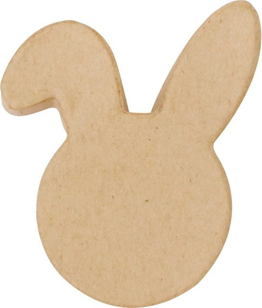 Oster-Schachtel Hase aus Pappmaché in Naturfarben und Braun