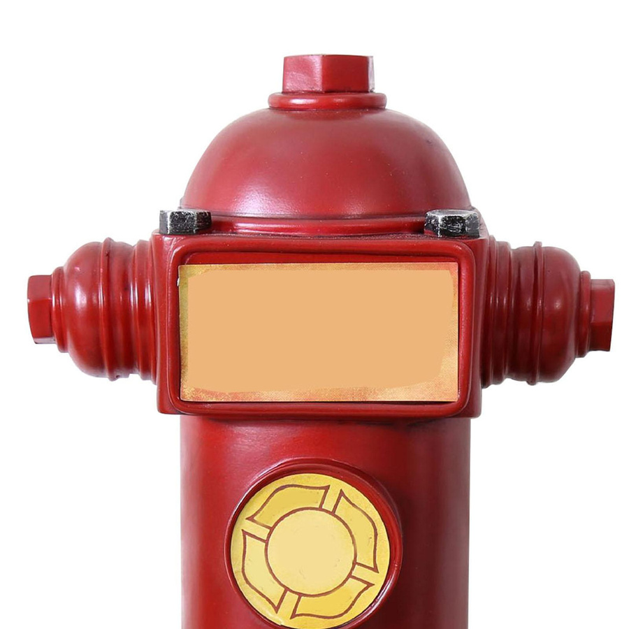 Retro Sparschwein Feuer Hydrant von Tooarts in Rot - Bild 6