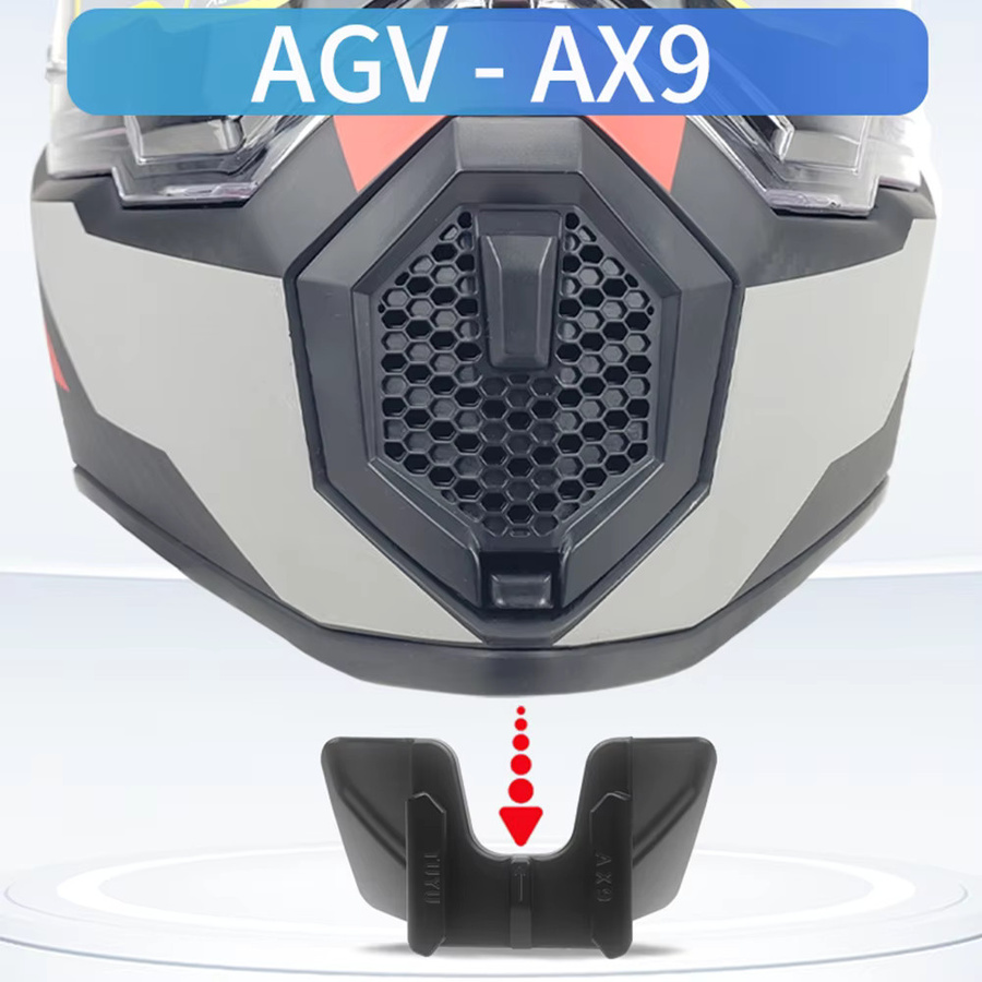 Agv Ax9 Custom Aluminium Kinnhalterung in Schwarz für GoPro Hero 12 11 10 9 Insta360 X4 X3 Ace Pro und DJI Action 3 4 Kameras - Bild 5