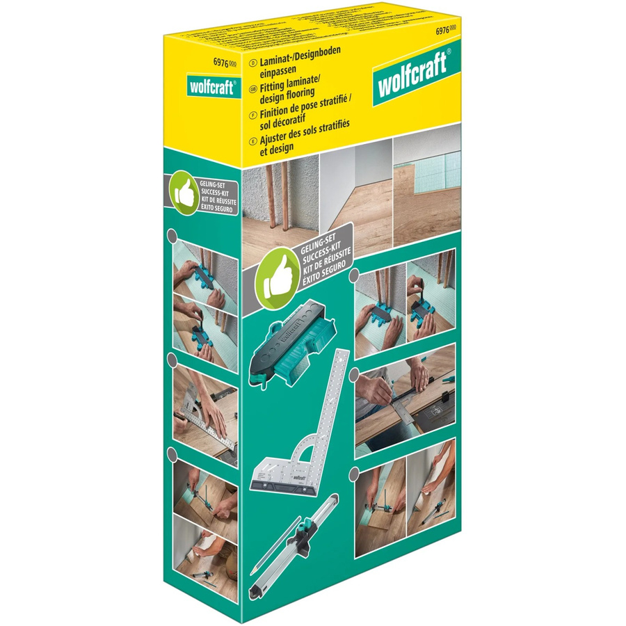 Wolfcraft Einpass-Set für Laminat- und Designboden Gelingpaket in Multicolor - Bild 3