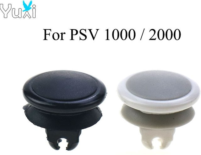 YuXi Joystick Daumen Grip Rocker Cap für PS Vita PSV 1000 und PSV 2000 in Schwarz - Bild 1