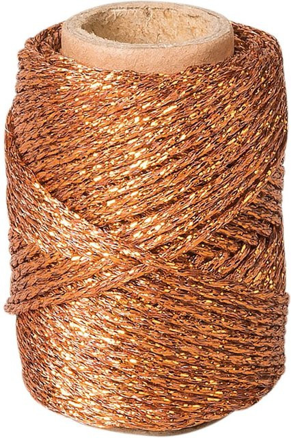 KNORR prandell Dekoschnur Metallic in Kupfer und Orange - Bild 1