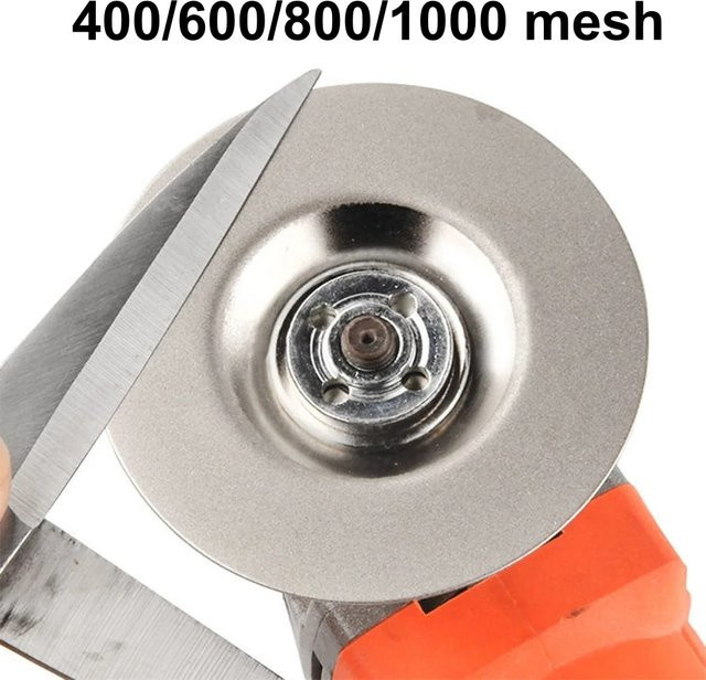 Diamant-Schleifscheibe zum Schleifen und Polieren von Metall und Keramik, Durchmesser: 100 mm - Bild 1
