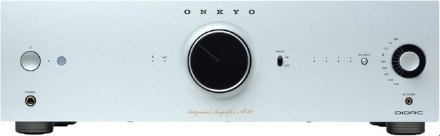 Onkyo A-50 Netzwerk-Vollverstärker in Silber mit HDMI, USB und optischem Anschluss - Bild 1