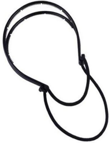 Haarreifen Damen, elastisch, schwarz - Bild 1