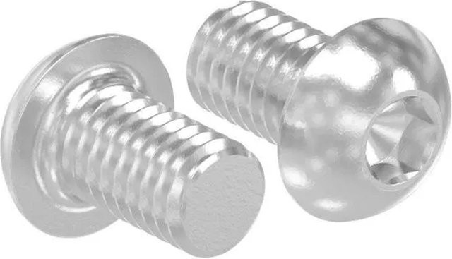 FeNau Rundkopfschraube M6 x 10 mm aus Edelstahl A2-70 in Silber mit Innensechskant DIN 7380-1 - Bild 1