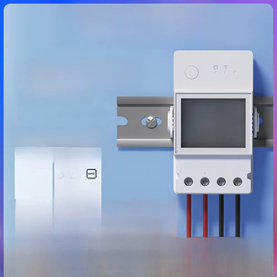 Sonoff POW Elite Smart Switch mit LCD-Bildschirm und ESP32-Chip, 16A/20A, Weiß, kompatibel mit eWelink, Alexa und Google Home - Bild 1