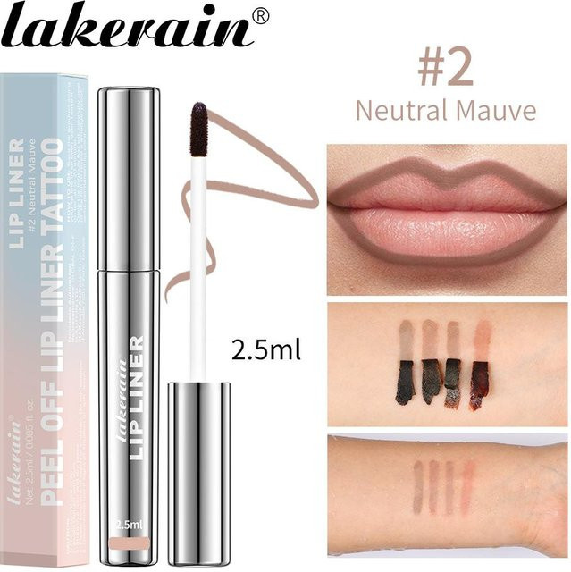 Perfect Skin Peel-Off-Tattoo-Lipgloss, braun, matt - Bild 1