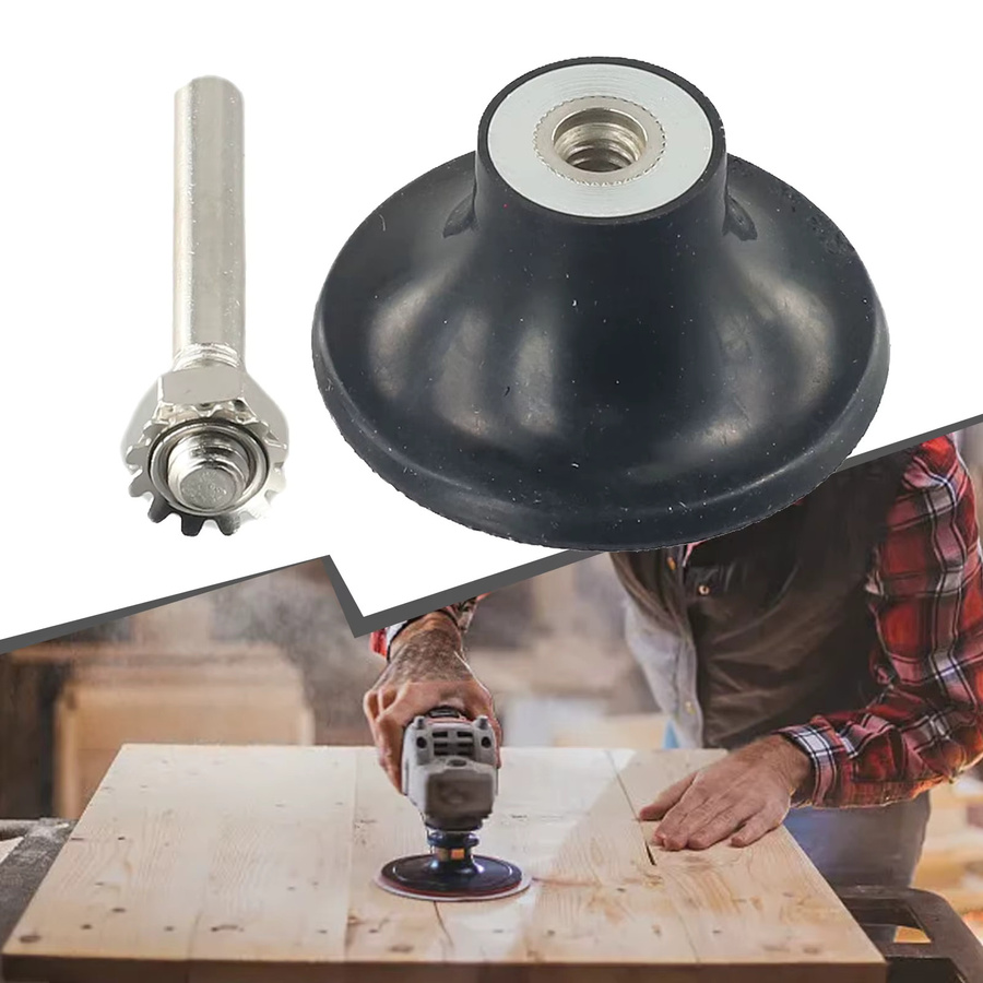 Vibratite Schleifscheibenhalter mit Roll-Lock-System und 1/4 Zoll Schaft für Bohrmaschinen und Schleifmaschinen, erhältlich in 1, 2 oder 3 Zoll - Bild 2