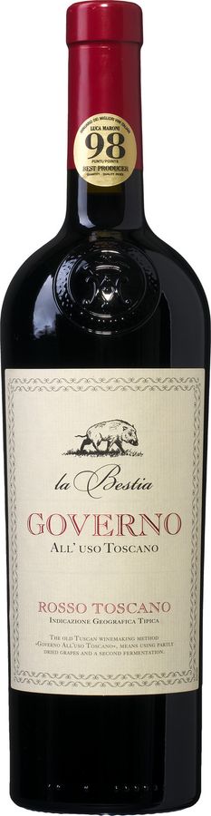 La Bestia Rotwein Merlot/Sangiovese Toskana, 0,75 l - Bild 2