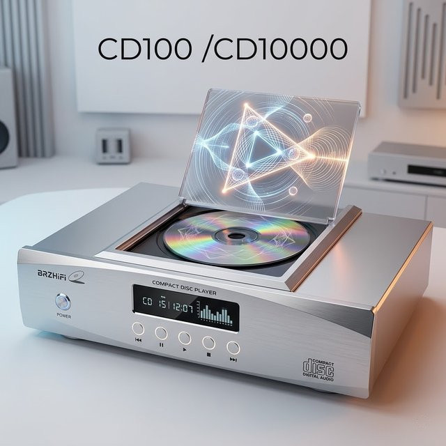 Sound Maker-BRZHIFI CD100 & CD10000 Top-Loading CD-Player mit symmetrischem Ausgang und digitaler Dekodierung - Bild 1