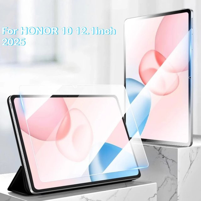 9H HD Glas Schutzfolie für Honor Pad 10, 12,1 Zoll, 9 Pro, V8 Pro, GT, X9a 11,5, transparent, kratzfest - Bild 1