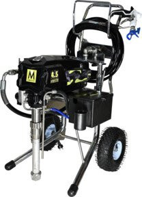 MONSTER LuckySpray 4.5 PRO Airlessanlage in Schwarz für Lack und Glasur mit Zubehör - Bild 1