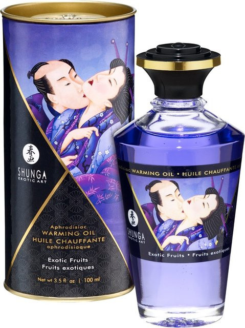 Shunga Massageöl mit Wärme-Effekt, 100 ml, Unisex - Bild 1