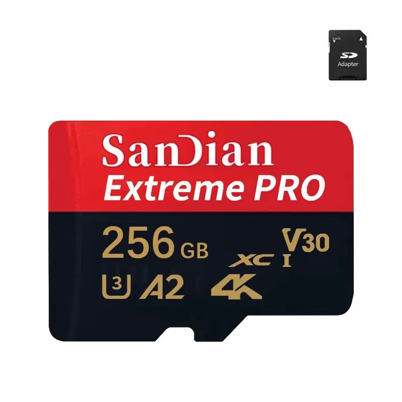 SanDisk MicroSD Speicherkarte V30 A2 in Multicolor für Drohnen, Switch und Action-Kameras zur 4K-Aufnahme - Bild 1