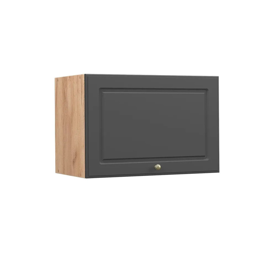 Vicco Hängeschrank Fame-Line Landhaus Eiche Anthrazit-Gold B: 60 cm, T: 40 cm, H: 34,1 cm - Bild 3
