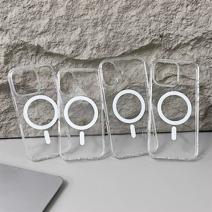 Transparente magnetische Hülle für iPhone 11 bis iPhone 16 Pro Max mit MagSafe Wireless Charging Unterstützung - Bild 2