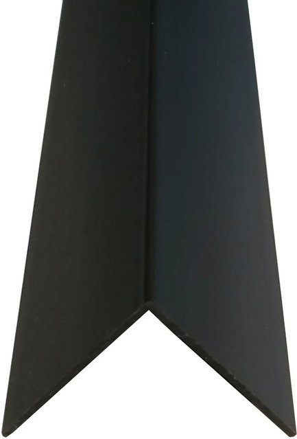 Döllken Profiles Winkelleiste aus Kunststoff in Schwarz, B/T: 30 x 30 mm, Länge: 2500 mm - Bild 1