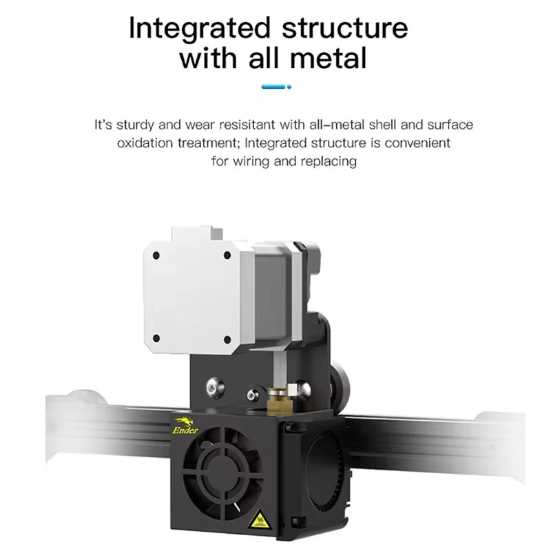 Creality Direct Drive Extruder-Kit für Ender 3 und Ender-3 Pro, verbesserter 42-40 Schrittmotor und Hotend in Schwarz für FDM-Drucker - Bild 3
