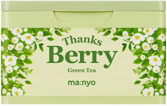 Manyo Thanks Berry Grüner Tee Masken Set, 30 Stk., für empfindliche Haut - Bild 1