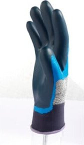 Montagehandschuh Showa 376R in Größe L, Nitril, mehrfarbig (Grau, Blau, Schwarz) - Bild 1