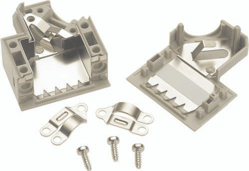 HARTING Schalengehäuse aus Kunststoff in Grau 09 67 037 0573 09670370573 - Bild 1