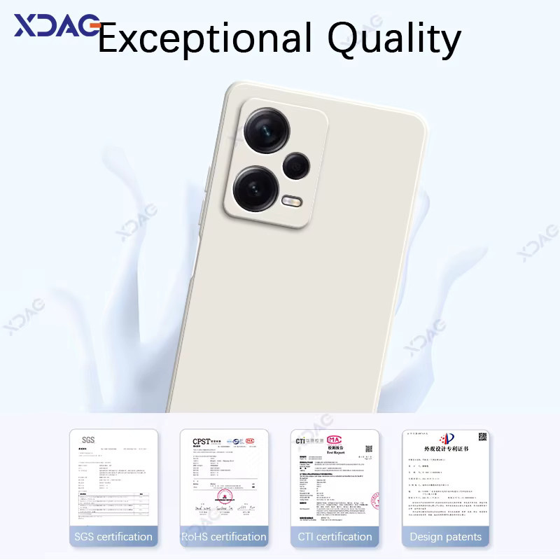 Xiaomi Dual-Liner Schutzhülle aus flüssigem Silikon für Redmi Note 12 Pro Plus 4G und 5G, Farbe: Grün - Bild 3