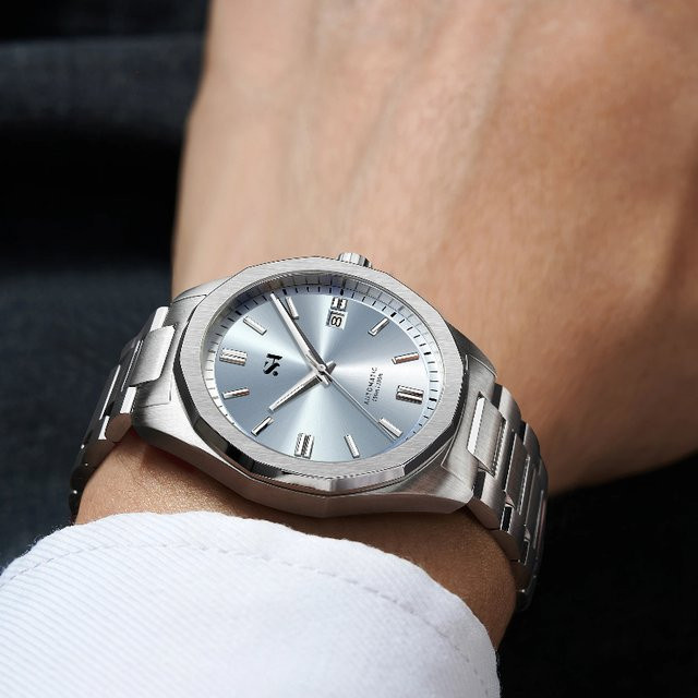 Cronos Armbanduhr Automatik, Edelstahl, 39 mm, Herren, Saphirglas - Bild 1