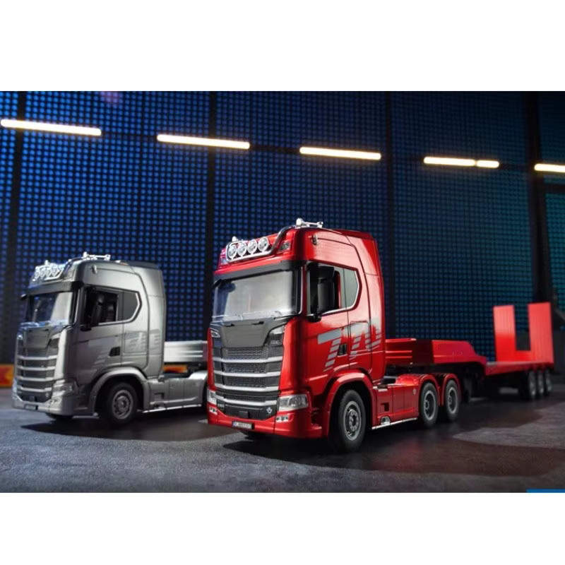 HUINA 770S RC Traktor-LKW mit Anhänger, Modell RTR, 1:24, Licht und Sound - Bild 3