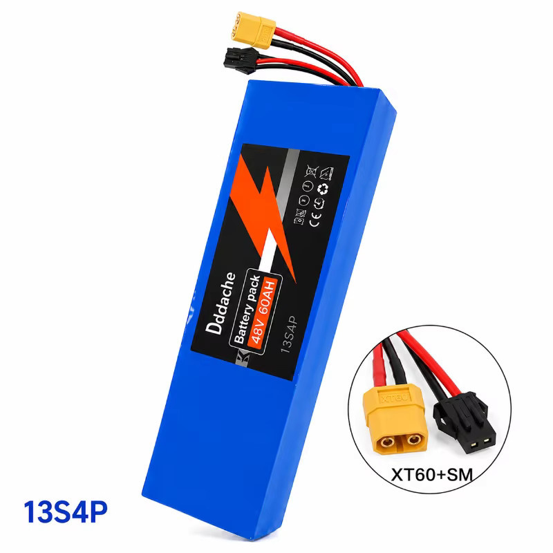 Kugoo 48V Lithium-Akkupack 60Ah 13S4P mit BMS für Elektroroller M4 M4 Pro MaxSpeed, Blau - Bild 8