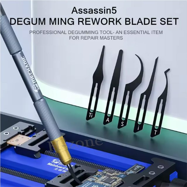 MECHANIC Assassin 5-Schneidmesser-Set aus Titan beschichtet zur Demontage von Mobiltelefon-Motherboards und Mittelrahmen - Bild 1